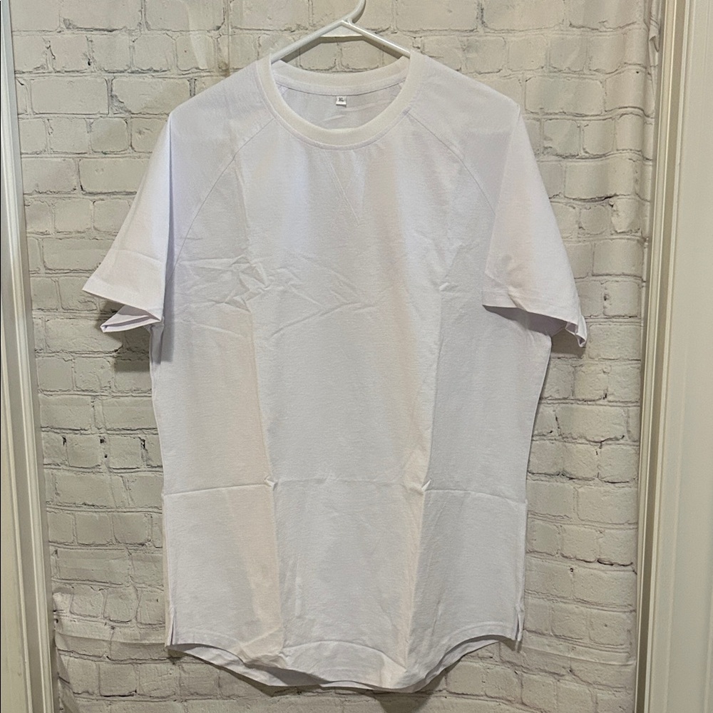 Classic White Men's Athletic T-Shirt